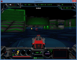 Cruising the arena.