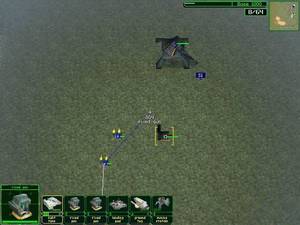 A more tactical view of the battlefield.