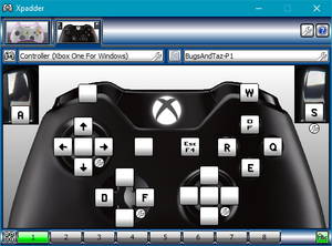 Player 1's controls.