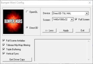 bumper-wars-config-tool
